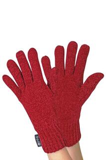 Уличные тепловые зимние синельные перчатки Thinsulate 3M THMO, красный