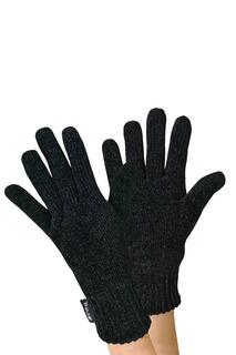 Уличные тепловые зимние синельные перчатки Thinsulate 3M THMO, черный