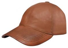 Регулируемая бейсболка Snapback для гольфа из натуральной кожи наппа, простая бейсболка Infinity Leather, коричневый