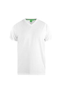 D555 Хлопковая футболка Kingsize Signature-1 Duke Clothing, белый
