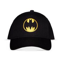Регулируемая кепка с логотипом Бэтмена, черная/желтая (BA242483BTM) Batman, мультиколор