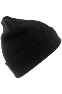 Шерстяная термолыжная/зимняя шапка с утеплителем Thinsulate 3M Result, черный
