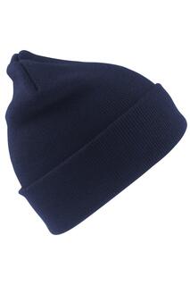 Шерстяная термолыжная/зимняя шапка с утеплителем Thinsulate 3M Result, темно-синий