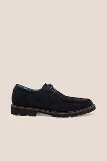 замшевые туфли Joshua на шнуровке Oswin Hyde, темно-синий