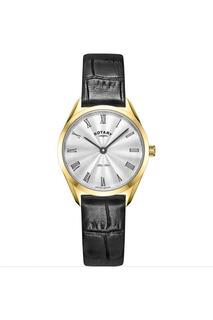 Ультратонкие классические аналоговые кварцевые часы из нержавеющей стали - Ls08013/01 Rotary, белый