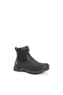 Резиновые ботинки Apex со средней молнией Muck Boots, черный