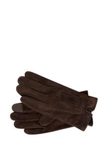 Коричневые замшевые перчатки Barneys Originals, коричневый