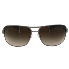 Коричневые солнцезащитные очки Aviator Gunmetal с градиентом Prada Sport, серый