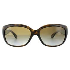 Коричневые поляризованные солнцезащитные очки с градиентом и черепаховой бабочкой Ray-Ban, коричневый
