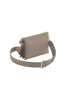 Бутиковая сумка через плечо Soft Touch Bagbase, коричневый