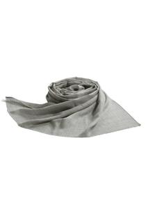 Шерстяной шарф Новый однотонный шарф из смеси шерсти и шелка Blue Chilli, коричневый
