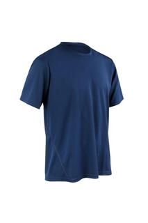 Быстросохнущая спортивная футболка с короткими рукавами Spiro, темно-синий Спиро