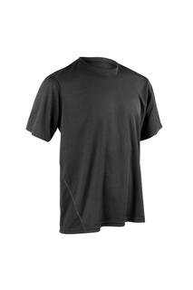 Быстросохнущая спортивная футболка с короткими рукавами Spiro, черный Спиро