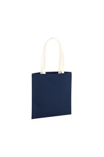 EarthAware Organic Bag For Life Контрастная большая сумка Westford Mill, темно-синий
