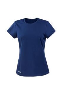 Быстросохнущая футболка с короткими рукавами Spiro, темно-синий Спиро