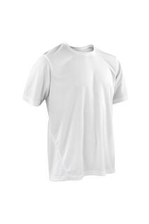 Быстросохнущая спортивная футболка с короткими рукавами Spiro, белый Спиро