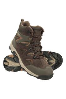 Быстрые водонепроницаемые прогулочные ботинки, нескользящая походная обувь Mountain Warehouse, коричневый