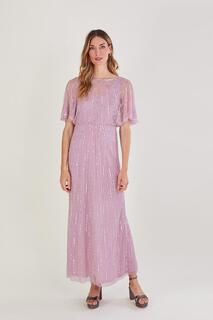 Платье макси с украшением &apos;Elizabeth&apos; Monsoon, розовый
