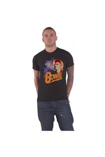 Ретро-футболка David Bowie, черный