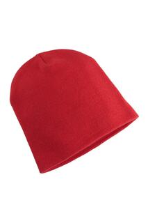 Flexfit Тяжелая стандартная зимняя шапка-бини Yupoong, красный