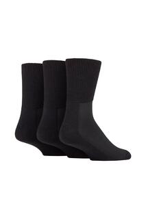 Footnurse Бамбуковые мягкие носки для диабетиков SOCKSHOP Iomi, черный