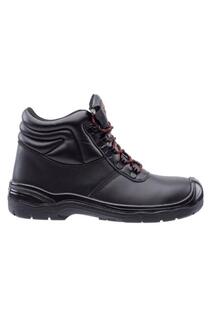 FS336 S3 Кожаные защитные ботинки на шнуровке Centek, черный