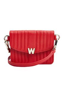 Мини-сумка Mimi с ремешком и ремешком WOLF, красный