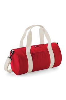 Мини-сумка-бочка Bagbase, красный