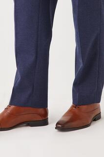 Широкие кожаные оксфорды Lea с долотоным носком на шнуровке Debenhams, коричневый