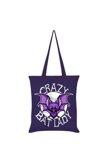 Сумка-тоут Crazy Bat Lady Grindstore, фиолетовый