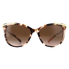 Розовые черепаховые темно-коричневые солнцезащитные очки «кошачий глаз» с градиентом Ralph by Ralph Lauren, коричневый