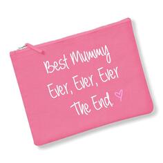 Косметичка Best Mummy Ever Ever Ever The End Темно-синий, серый или розовый 60 SECOND MAKEOVER, розовый