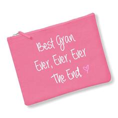 Косметичка Best Gran Ever Ever Ever The End Темно-синяя, серая или розовая 60 SECOND MAKEOVER, розовый
