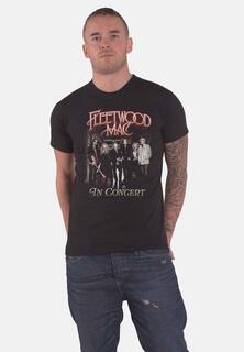 в концертной футболке Fleetwood Mac, черный