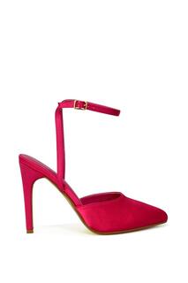 &apos;Liliane&apos; 2-частные атласные туфли с острым носком на шпильке XY London, розовый