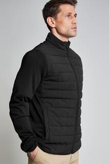 Роскошная легкая стеганая куртка &apos;Aran&apos; Threadbare, черный