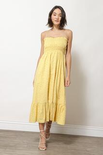 Платье миди Hailee Line &amp; Dot, желтый