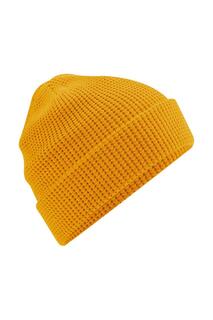Вафельная шапка из органического хлопка Beechfield, желтый Beechfield®
