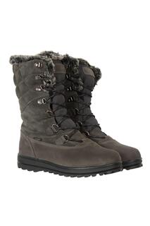Зимние ботинки Vostock, непромокаемая теплая зимняя обувь Mountain Warehouse, серый