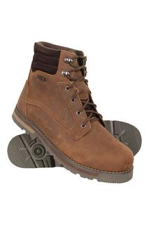 Makalu Extreme Водонепроницаемые кожаные ботинки на подкладке Mountain Warehouse, коричневый
