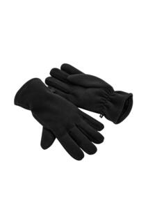 Зимние перчатки из переработанного флиса Beechfield, черный Beechfield®