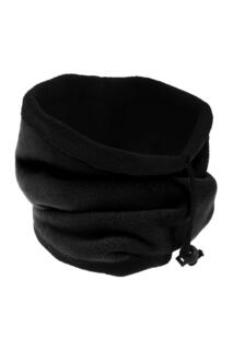 Многоцелевой флисовый шейный повязка/шляпа Floso, черный