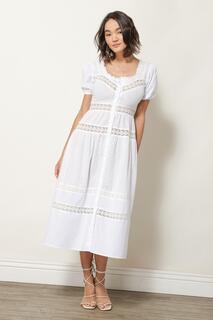 Платье миди Sammi Line &amp; Dot, белый