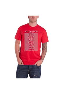 Хлопковая футболка Unknown Pleasures Joy Division, красный
