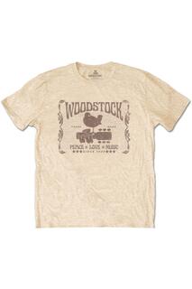 Хлопковая футболка с 1969 года Woodstock, золото