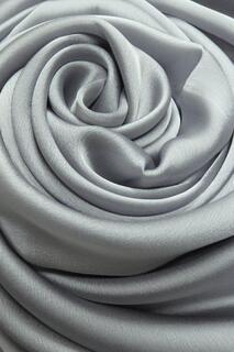 Однотонный шарф с эффектом металлик, шаль LL Accessories, серый