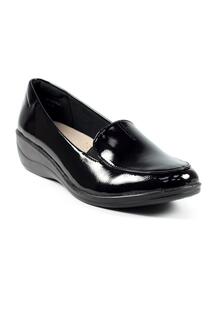 Кожаные блестящие туфли Elsbeth Lunar, черный
