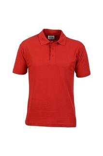 Повседневная классическая рубашка-поло из пике Casual Classics, красный