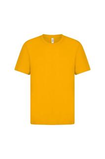 Повседневная классическая футболка кольцевого прядения Casual Classics, желтый