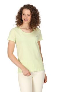 Хлопковая футболка с короткими рукавами и графическим принтом &apos;Filandra VII&apos; Coolweave Regatta, зеленый